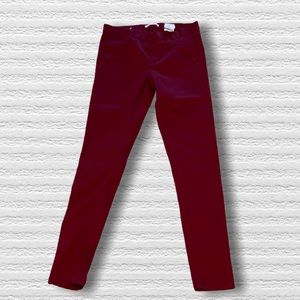 Camaïeu Maroon Stretch Pants Size 8(40 European)